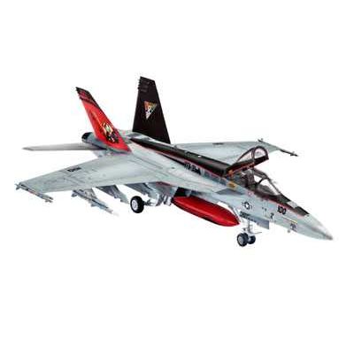 Plastikov model letadla F/A-18E Super Hornet (1:144) - ModelSet, vetn barev a lepidla - Revell 63997