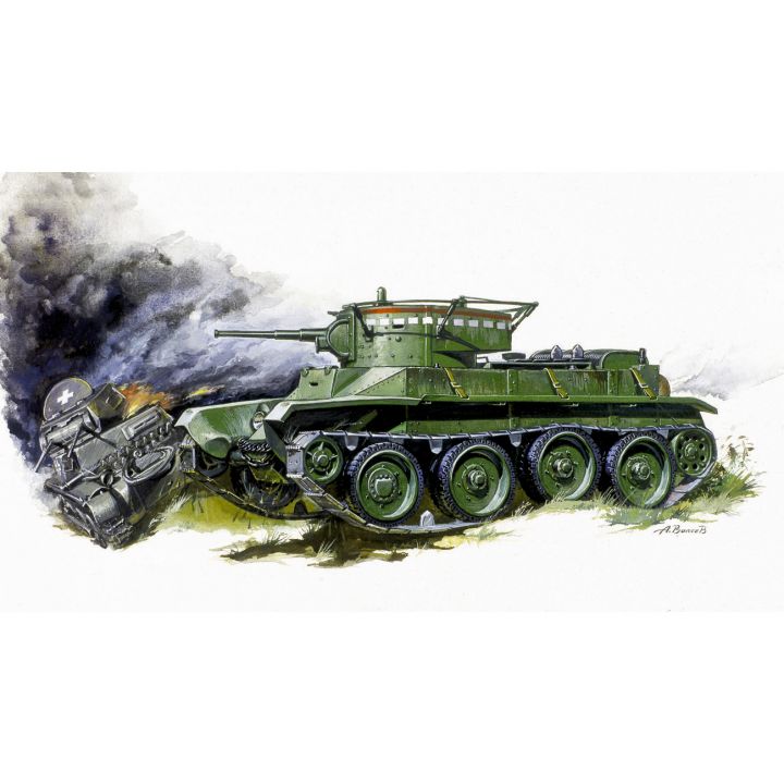 Plastikov model tanku Soviet Tank BT-5 (1:35) - Zvezda 3507